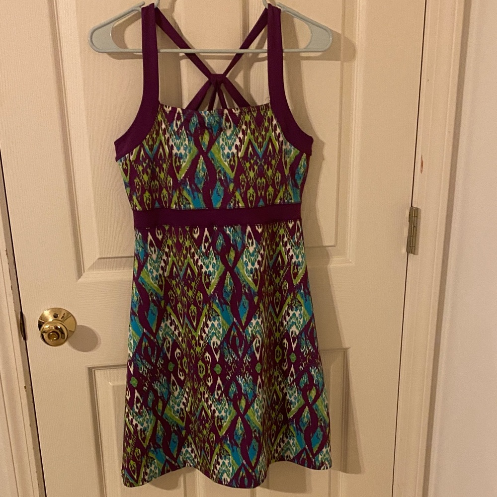 Colorful Patterned Sleeveless Dress